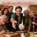 Funny Food Decision Dice for Date Night Gifts