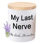 Funny Lavender Scented Candle Gift for Friends
