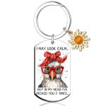 Hilarious Chicken Keychain - Perfect Gag Gift!