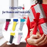 KONY Women’s 5 Pack Fun Low Cut Socks