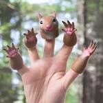Squirrel Finger Puppet for Fun Gag Gifts
