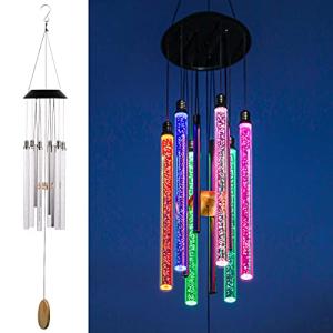 Color Changing Solar Wind Chimes for Outdoors