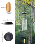 Color Changing Solar Wind Chimes for Outdoors
