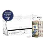 Clear Window Bird Feeder with Strong Suction Cups