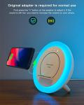 Bluetooth Speaker Night Light with Wireless Charging