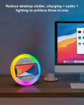 Bluetooth Speaker Night Light with Wireless Charging