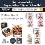 Whiskey Glass Set: Perfect 70th Birthday Gift