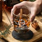 Whiskey Glass Set: Perfect 70th Birthday Gift