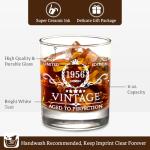 Whiskey Glass Set: Perfect 70th Birthday Gift