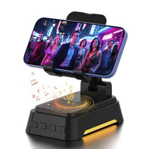 Bluetooth Speaker Phone Stand with Ambient Light