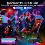 Bluetooth Speaker Phone Stand with Ambient Light