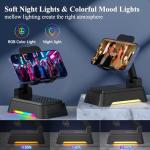 Bluetooth Speaker Phone Stand with Ambient Light