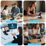 Bluetooth Speaker Phone Stand with Ambient Light