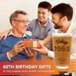 Unique 60th Birthday Gifts for Men, Vintage Beer Glass