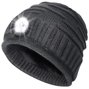 Men's Beanie Hat with LED Light - Perfect Gift