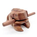 4" Wooden Frog Guiro Rasp - Fun Music Maker