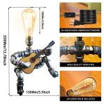 Steampunk Guitar Lamp - Perfect Gift for Musicians