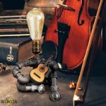 Steampunk Guitar Lamp - Perfect Gift for Musicians