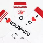 I Love Cocktails Funny Knee-High Party Socks