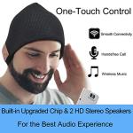 Bluetooth Beanie Hat with Headphones - Perfect Gift
