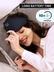 Bluetooth Sleep Mask with Headphones for Side Sleepers