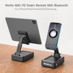 TechGlow Foldable Phone Stand with Bluetooth Speaker