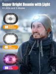 LED Bluetooth Beanie for Him - Perfect Valentine's Gift