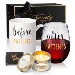 Funny Coffee Mug and Wine Glass Set for Healthcare
