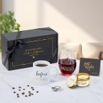 Funny Coffee Mug and Wine Glass Gift Set