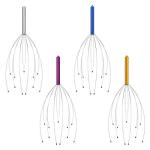 4 Pack Handheld Scalp Massagers for Relaxation