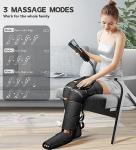 Foot and Leg Air Compression Massager with Heat
