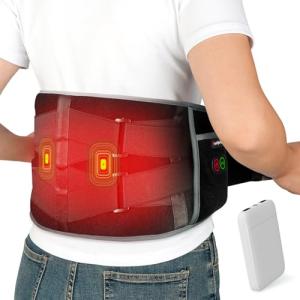 Cordless Heating Pad with Massager – Portable Relief