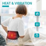 Cordless Heating Pad with Massager – Portable Relief