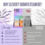 Cleverfy Shower Steamers - Perfect Aromatherapy Gift
