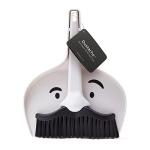 Mustache Mini Dustpan and Brush Set
