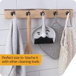 Mustache Mini Dustpan and Brush Set