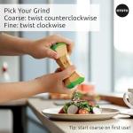 Apple-Shaped Salt and Pepper Grinder Set