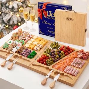 Bamboo Charcuterie Board Gift Set for Her