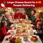 Bamboo Charcuterie Board Gift Set for Her