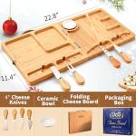 Bamboo Charcuterie Board Gift Set for Her