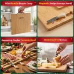Bamboo Charcuterie Board Gift Set for Her