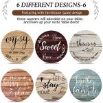 Funny Wooden Coasters Set for New Homes