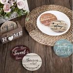 Funny Wooden Coasters Set for New Homes
