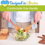 5-Piece Smiley Wooden Cooking Spoon Set