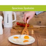 5-Piece Smiley Wooden Cooking Spoon Set