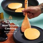 8-Piece Natural Teak Wooden Utensil Set