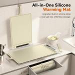 Adjustable Electric Food Warming Mat with Timer