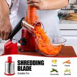 Geedel Rotary Cheese Grater with 3 Blade Options