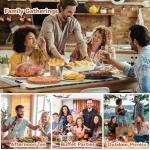 Adjustable Electric Food Warming Mat with Timer