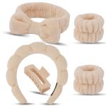 Cute Spa Headband and Wristband Set for Girls